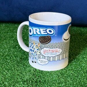 Nabisco Oreo Cookie "Be Glad You're Not A Cow" Vintage Collectible Coffee Mug